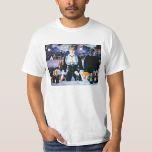 Bar de Manet no t-shirt de Folies Bergere