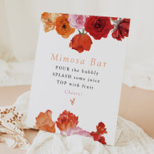 Bar de Mimosa de Prosecco Floral MAX Brilhante