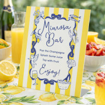 Bar de Mimosa Italiano com Faixa Amarela La Dolce 