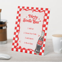 Bar de Soda Suja para chá de bebê