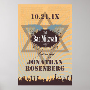 Bar do clube Mitzvah Poster
