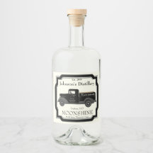 Bar doméstico diversão Moonshine Jug Vintage Truck