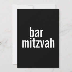 Bar e Bat Mitzvah Anúncios e Convites