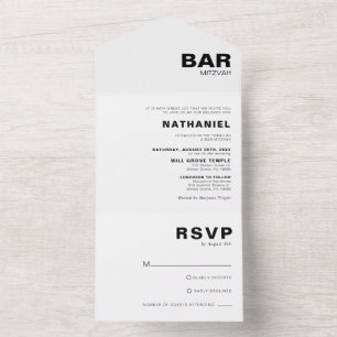Bar Elegante Minimalista Mitzvah