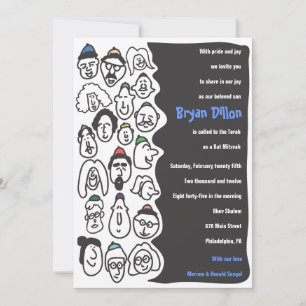Bar FELIZ Bat Mitzvah Convite
