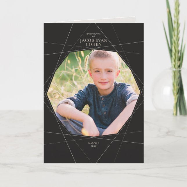 Bar Geo Moderno / Programa Dobrado do Bat Mitzvah (Frente)