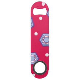 Bar Key Abridor de garrafa cor-de-rosa carmesim da