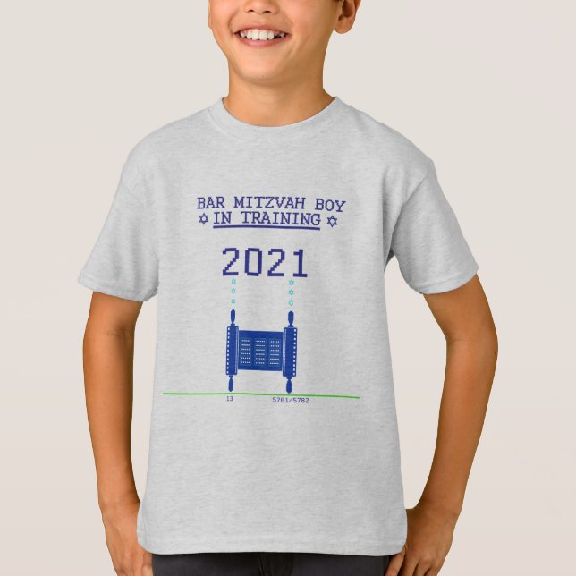 Bar Mitzvah Boy no Training 2021 - T-shirt (Frente)
