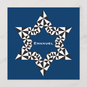 Bar Mitzvah Convite Emanuel Star Marinho David