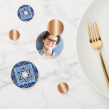 Bar Mitzvah Estrela de David Royal Dourado Judeu