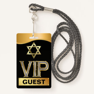 Bar Mitzvah VIP Lanyard CRACHÁ