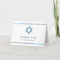Bar Moderno Mitzvah Obrigado Cartões | Azul + Teto