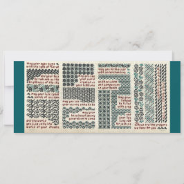 Bar/morcego mitzvah, cartão de nascimento ou de gr