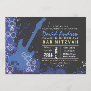Bar Musical GUITAR Bat Mitzvah - Festa de Convite