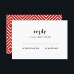 Bar preto e vermelho moderno Mitzvah Cartão postal<br><div class="desc">Esta placa de inserção de tendência apresenta letras em negrito na parte frontal e um padrão moderno no verso. Adicione seu texto usando o formulário modelo. Altere a fonte,  o layout e as cores usando o menu de edição avançada.</div>