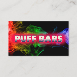Bar Puff Vapes descartáveis Cartão de visita pre