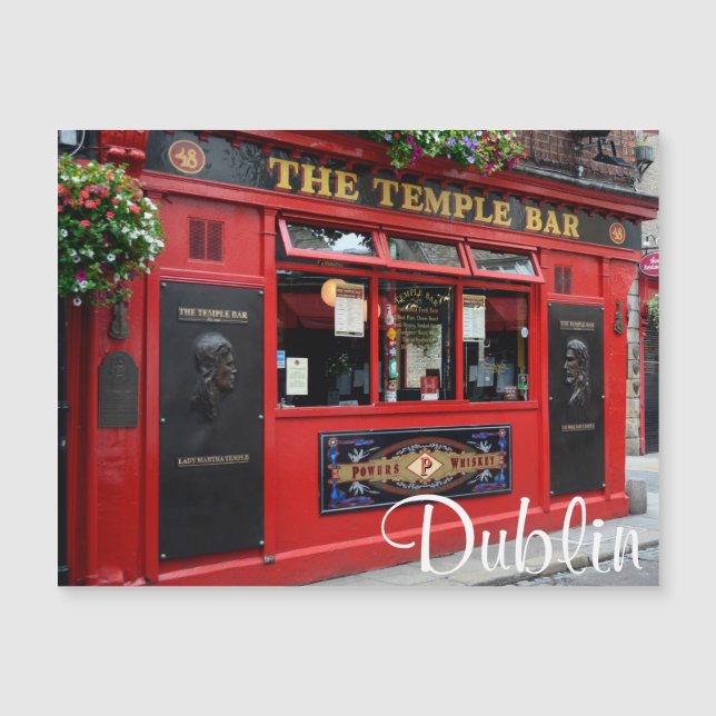 Bar Red Temple em Dublin, Irlanda (Frente)