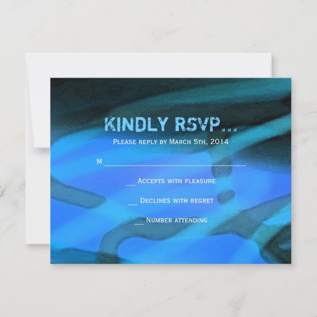 Bar WATERCOLOR - Placa de resposta Bat Mitzvah (Frente)