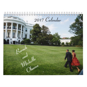 Barack e Michelle 2017 - calendário