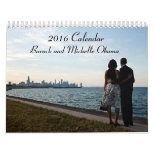 Barack e Michelle Obama 2016 - Calendário