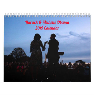Barack e Michelle Obama 2019 - calendário