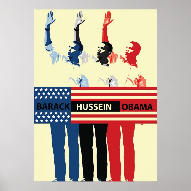 Barack Hussein Obama Poster (Frente)