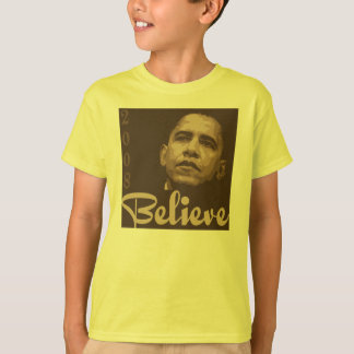 Barack Obama acredita o t-shirt do miúdo