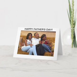 Barack Obama - cartão do dia dos pais