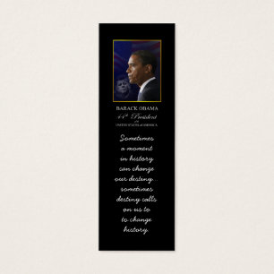 Barack Obama com JFK - Marcador