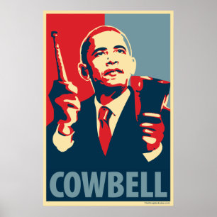 Barack Obama - Cowbell: Poster de OHP