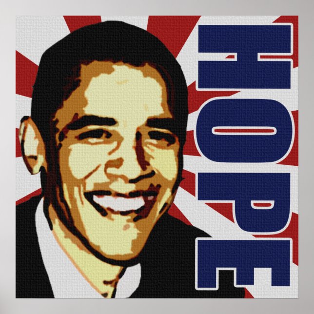 Barack Obama Hope Poster (Frente)