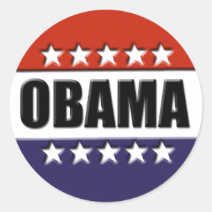 Barack Obama para o presidente Etiqueta