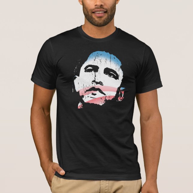 Barack Obama para o t-shirt da esperança (Frente)