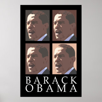 Barack Obama Quatro Poster de Retrato