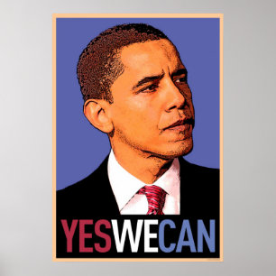 Barack Obama - sim nós podemos poster