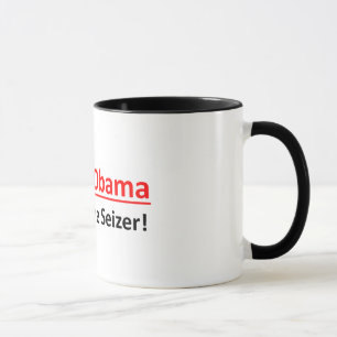 Barack Obama, todo sauda o Seizer! Caneca de caf