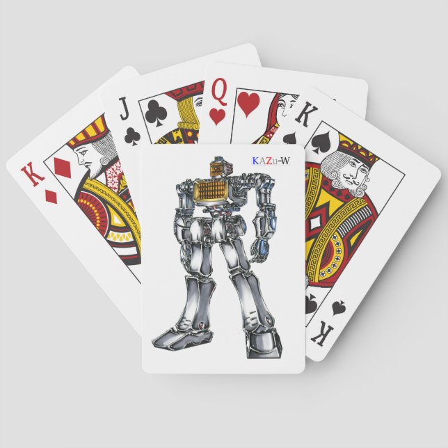 BARALHO 作品番号00001　「灼熱！！電気ストーブロボ」 (Verso)