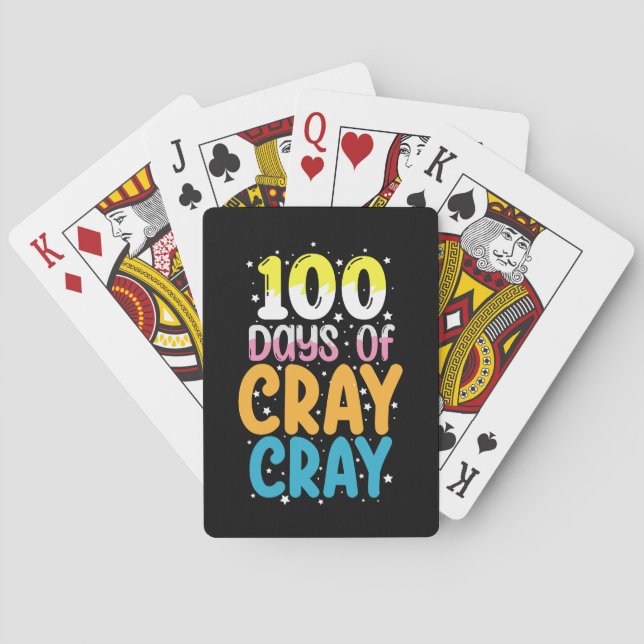 Baralho 100 Dias de Cray Cray 100º Dia de Professora (Verso)