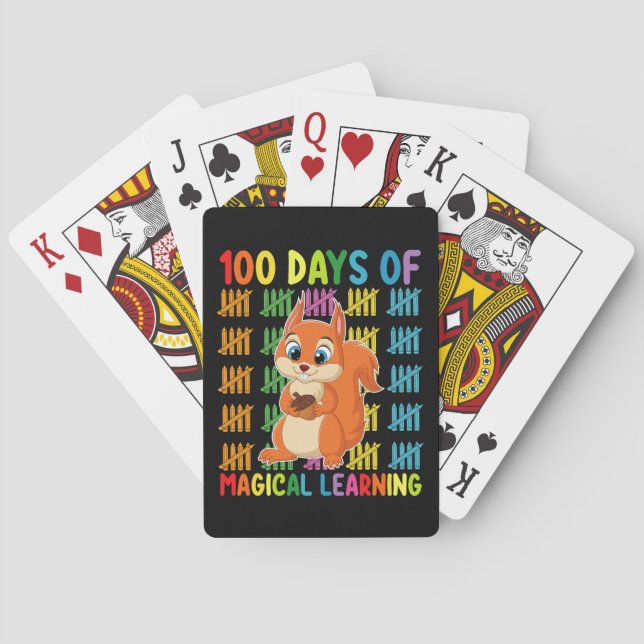 Baralho 100 Dias De Escola De Esquilo De Aprendizado Mágic (Verso)