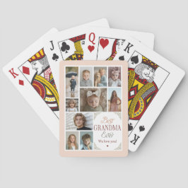 Baralho 10 Colagem Fotográfica Melhor Vovó Nunca