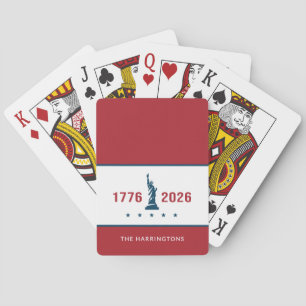Baralho 1776 2026 América 250º Aniversário Patriótico Verm