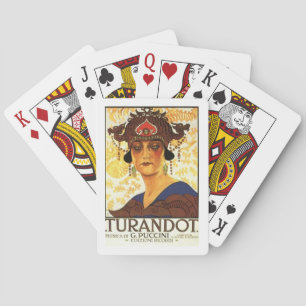 Baralho 1926 poster - Turandot por Puccini