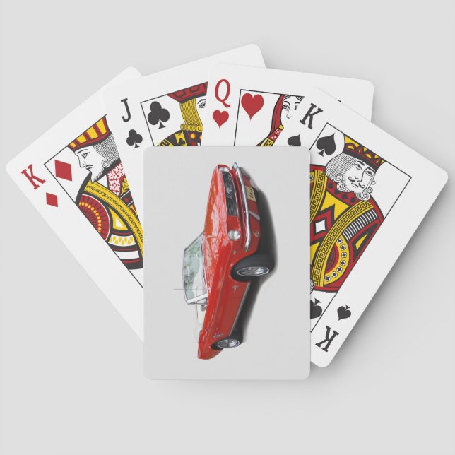 Baralho 1966 Cartão vermelho convertível (Verso)