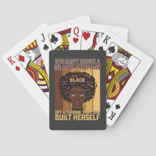 Baralho 19 Melanin não consegue derrubar uma mulher negra