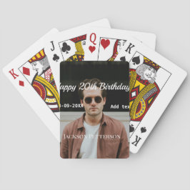 Baralho 20 de feliz simples data add name mod