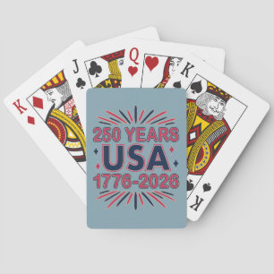 Baralho 250 Anos EUA 1776-2026 Semiquincentenário