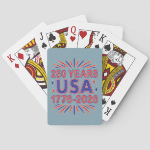 Baralho 250 Anos EUA 1776-2026 Semiquincentenário