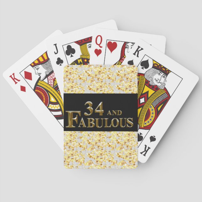Baralho 34º aniversário  (Verso)