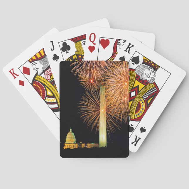 Baralho 4 de julho, Firework Display, Skyline (Verso)