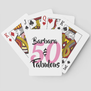 Baralho 50 e Fabuloso Festa de Aniversário Personalizada
